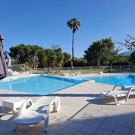 L'ecrin A St Florent Vue Piscine *